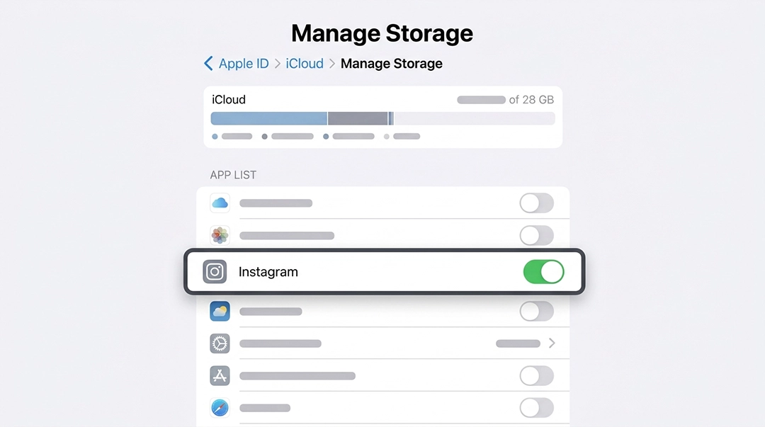 تنظیمات iCloud برای آیفون