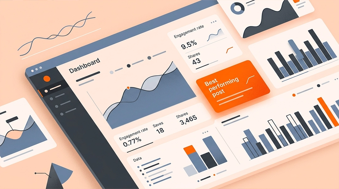 داشبورد آنالیتیکس (Engagement Dashboard)